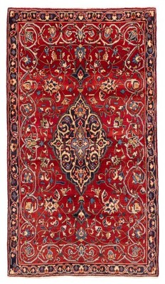 Vintage Traditional Hand-Knotted Area Rug 4'2'' x 7'7'' Oriental Wool Carpet