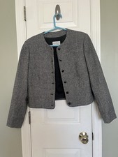 Vintage Pendleton Wool tweed/checkered button-up women s short jacket