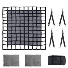 Truck Cargo Net with Mesh, 6.7 x 8 ft Heavy Duty Cargo Net for Pickup Bed, Ac...