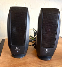 Logitech S-120 2.0 Channel Wired Computer Speakers, Black, 3.5mm Jack