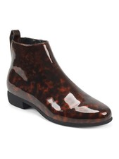 AEROSOLES Womens Brown Goring Spencer Round Toe Block Heel Booties 7