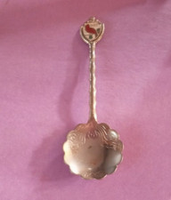 Ohio Souvenir Collectible Spoon 4 1/4" Silver Color Made in USA Cardinal Bird