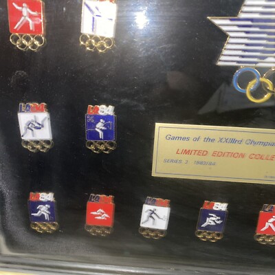 1984 Olympic Games Pin Set Limited Edition Collectors Series