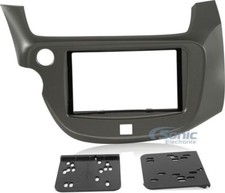 METRA 95-7877S Silver Double DIN Car Audio Dash Kit for 2009-2013 Honda Fit