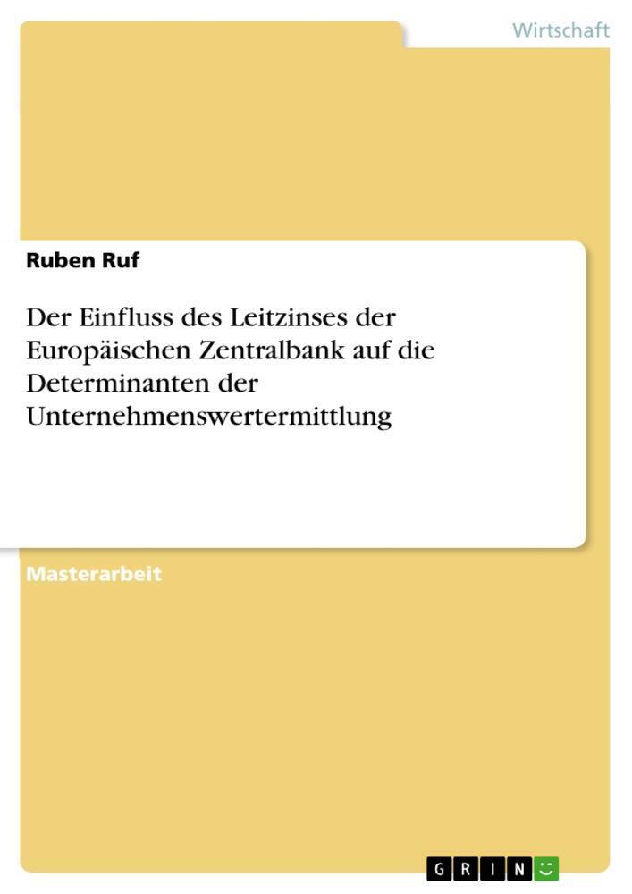 Thumbnail - Der Einfluss Des Leitzinses Der Europäischen Zentralbank Auf Die...