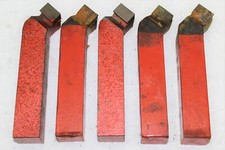 5x HM - Drehmeißel Drehstahl Drehling - 25 mm - gebogen - links - K20 - NEU