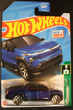 Hot Wheels 24 Chevy Silverado EV RST HW Green Speed Mattel diecast ~S scale 1/64