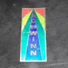 NOS Schwinn Chicago original rainbow SX decal sticker bicycle bike part BMX MTB