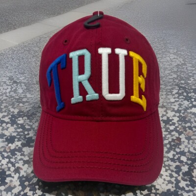 True Religion  Ajastable Strap-back Unisex Baseball Cap MENS TRUE RELIGION HORSESHOE BLACK STRAPBACK HAT ADJUSTABLE  main image 3
