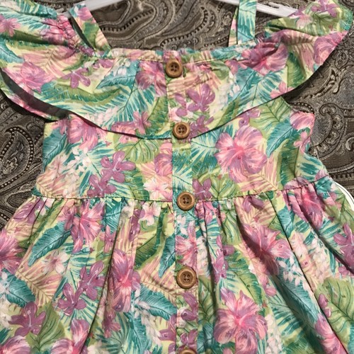 Member's Mark Girl's Off The Shoulder Fluttery Ruffle Woven Dress Size 5 - Picture 2 of 5
