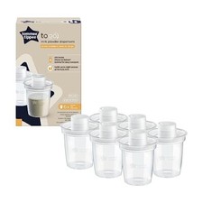 Tommee Tippee Milk Powder Dispensers 6PCS Baby Formula Milk Storage Travel Pots