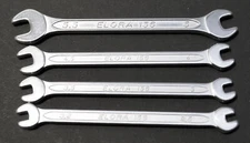 Elora No. 156 mini double open end wrench set, tensioner wrench set, 4 pieces NEW