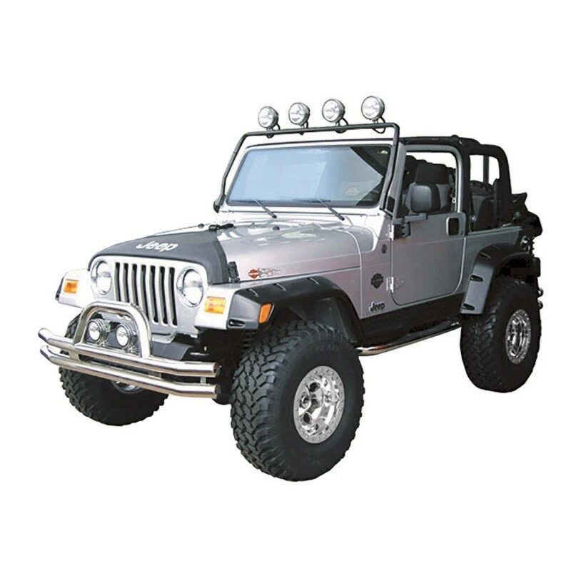 Barra de luz de cuadro completo Rugged Ridge 11232.01 para Jeep Wrangler TJ 1997-2006 Foto 3 de 4