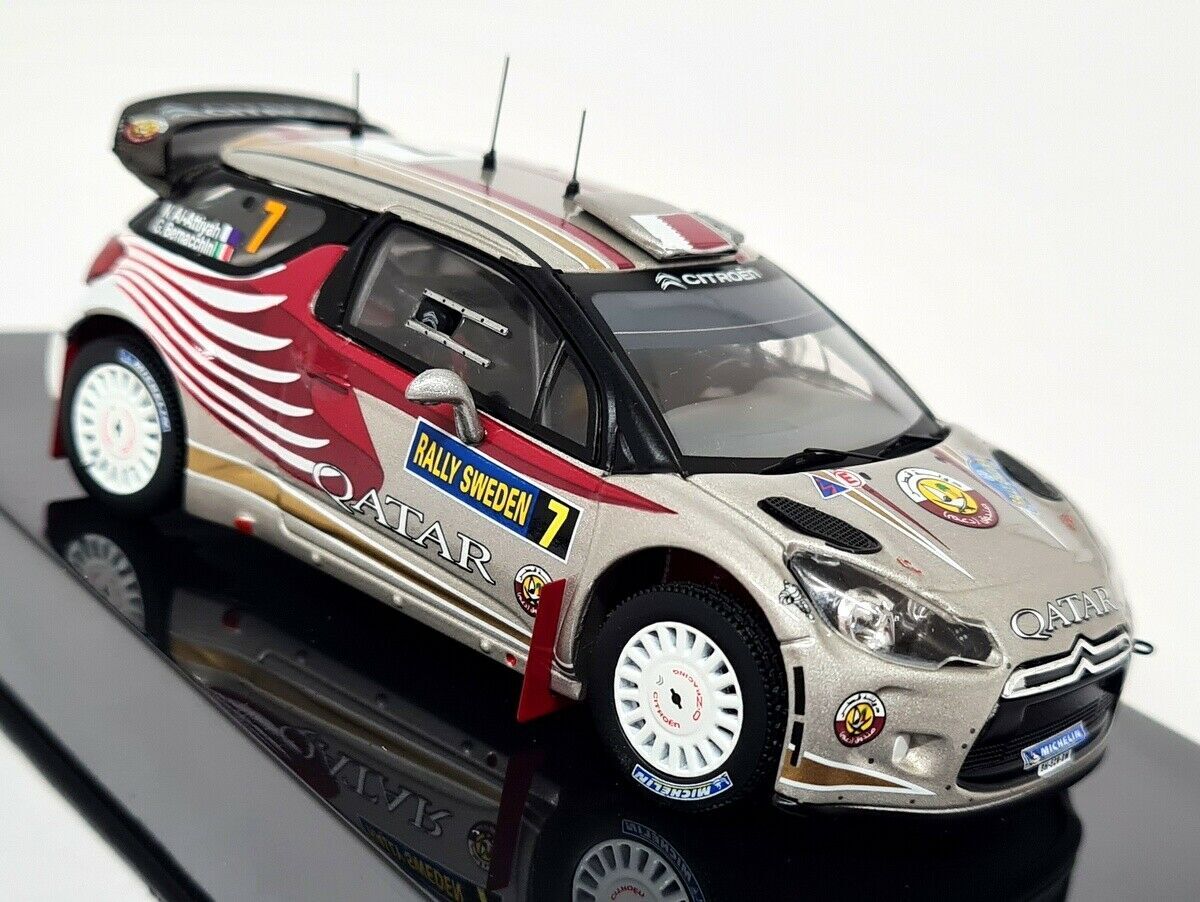 Ixo 1/43 - Citroen DS3 WRC #7 Rally Sweden 2012 Diecast