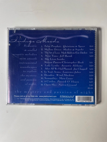 Indigo Moods The Mystery And Passion Of Night CD 1998 VG - Picture 3 of 3