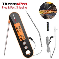 ThermoPro TP610W 2-in-1 LCD Digital Meat Thermometer Rechargeable Instant Read