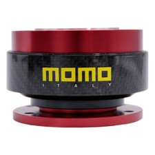 Momo Red Carbon Fibre Steering Wheel Quick Release Hub Adapter Free Shipping