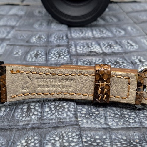 Exotic Leather Watch Band for Apple Watch size 38/40/41mm - Picture 9 of 12