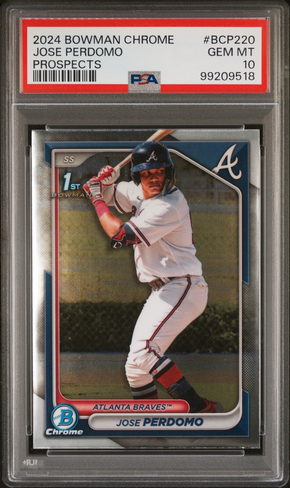 2024 Bowman Chrome Prospects Jose Perdomo Prospects PSA 10 #BCP220
