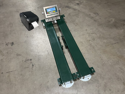 Multi-Purpose Weigh Bars Livestock Scale Cage (40'') 10,000 lb with LABEL PRINTER