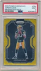 JORDAN LOVE 2020 PANINI PRIZM BLACK RC ROOKIE GOLD PRIZMS SP #05/10 PSA 9 MINT
