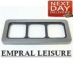 Campervan Pistole metallgrau Rahmen für C-Line CBE Steckdosen Wohnmobil Wohnwagen 12 V 240 V - Bild 7 von 11