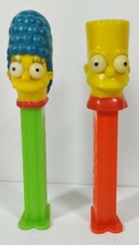 PEZ Lot of 2 Simpsons Pez Bart & Marge Simpson  Fox Cartoons Vintage PEZ