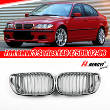 Chrome Front Kidney Grill For Bmw 3 Series E46 320i 325i 325xi 330i 02-2006 Lci Chrome Front Kidney Grill For Bmw 3 Series E46 320i 325i 325xi 330i 02-2006 Lci