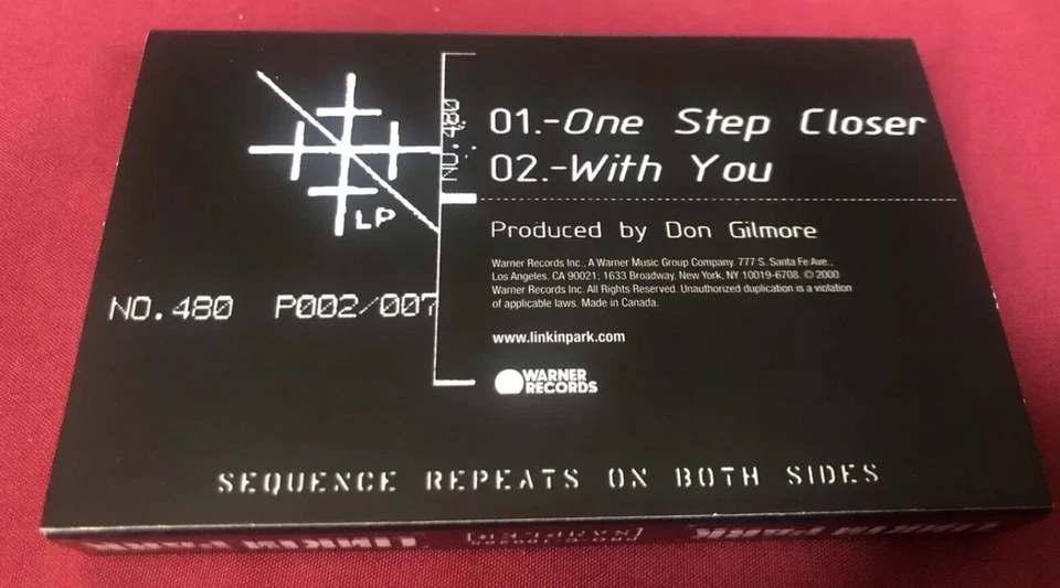 Linkin Park Hybrid Theory Sampler Cassette Tape | From 20th Anniversary Box Set - Image 3 of 3