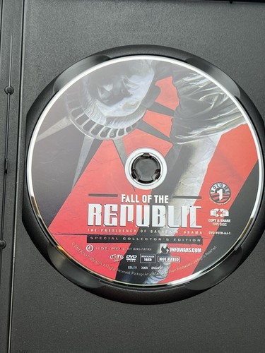 Fall Of The Republic Volume 1 Collectors Edition DVD 2009 Alex Jones Free Ship! - Imagen 3 de 5
