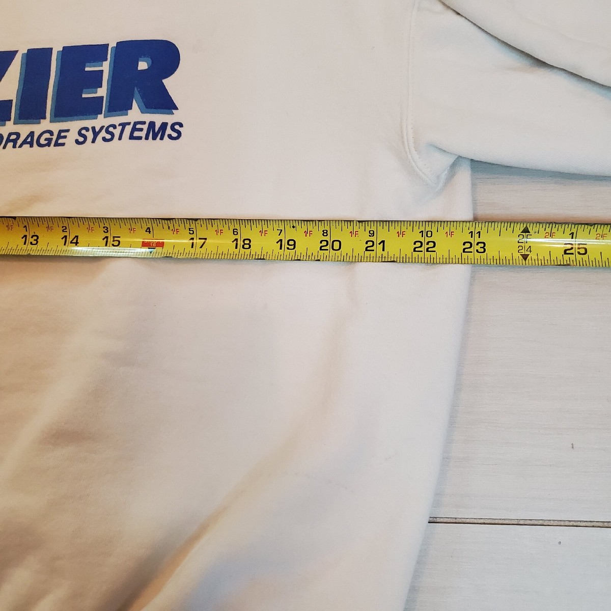 Vintage 80s Jerzees Cotton Sweats Mens Sweatshirt Size XL White 