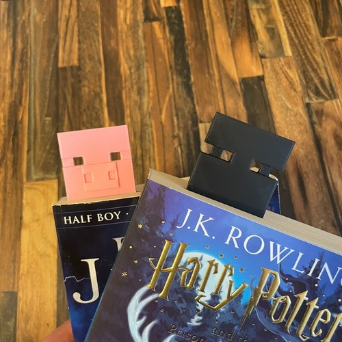 Bookmark Personalised Creeper Skeleton Enderman Pig Llama Minecraft Inspired - Picture 13 of 20