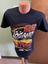 Joey Logano # 22 Nascar 2021 Black One Sided Shirt Slingshot Men's 2XL
