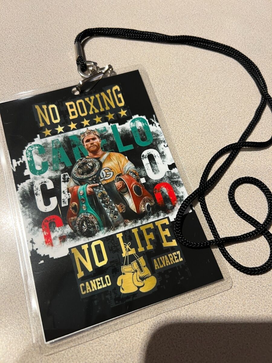 Saul “Canelo” Alvarez Novelty Boxing Lanyard Super Middleweight World  Champion