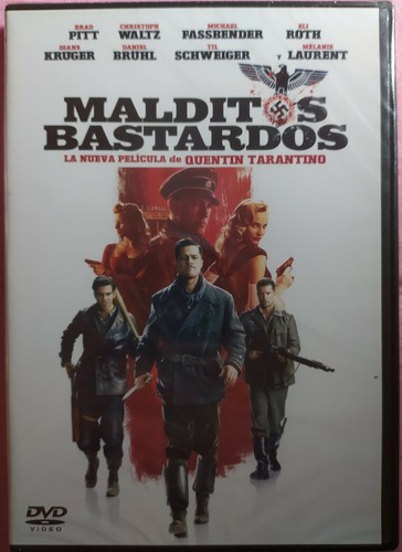 DVD MALDITOS BASTARDOS - Quentin Tarantino / Brad Pitt - " NUEVO / NEW "