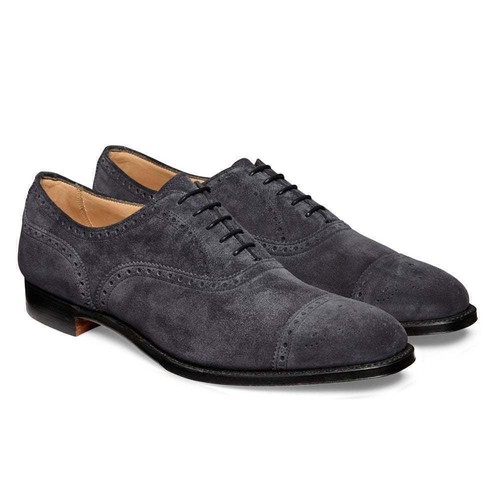 Mens Handmade Shoes Oxford Brogue 