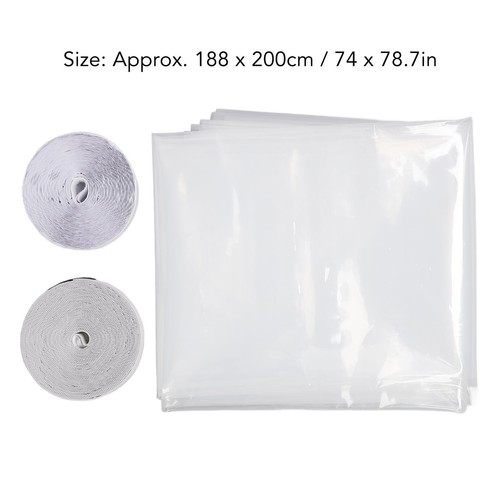 Window Insulation Film Kit For Cold Heat Thicker Reusable Adhesive Cuttable SPG - Picture 5 of 12