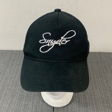 Snyder Baseball Hat Snapback Cap Youth Black White Adjustable Outdoor Cap