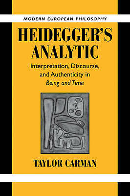 Heidegger's Analytic Carman Paperback Cambridge University Press 9780521038935