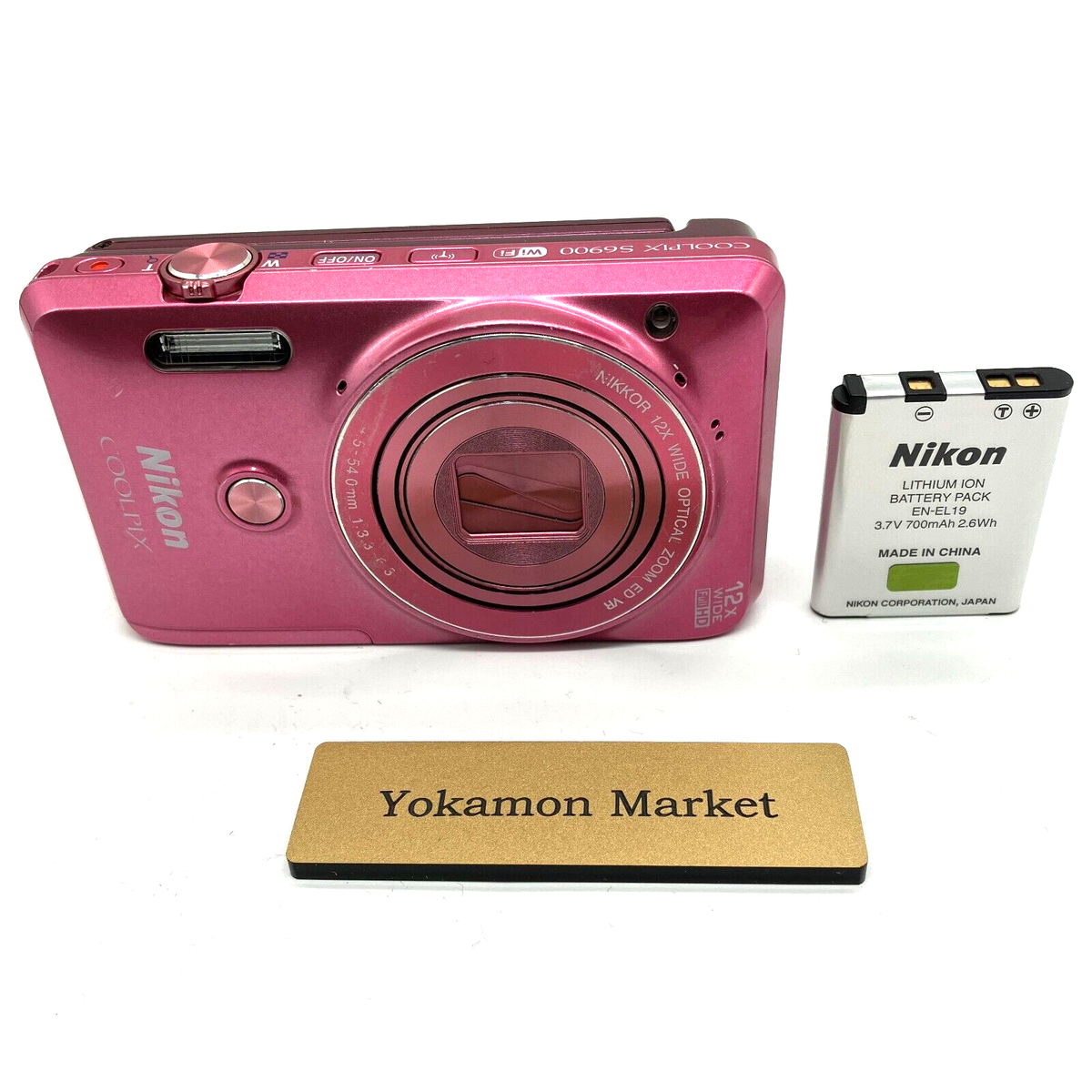 Nikon COOLPIX S6900 ピンク 空き箱、純正充電器、取扱説明書 Nikon COOLPIX S6900 ピンク 空き箱、純正充電器、取扱説明書