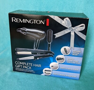 Remington D3010 Hair Dryer S3500 Hair Straightener Remington CI52WO Curling  Wand 5056032984899 UK - Main Image