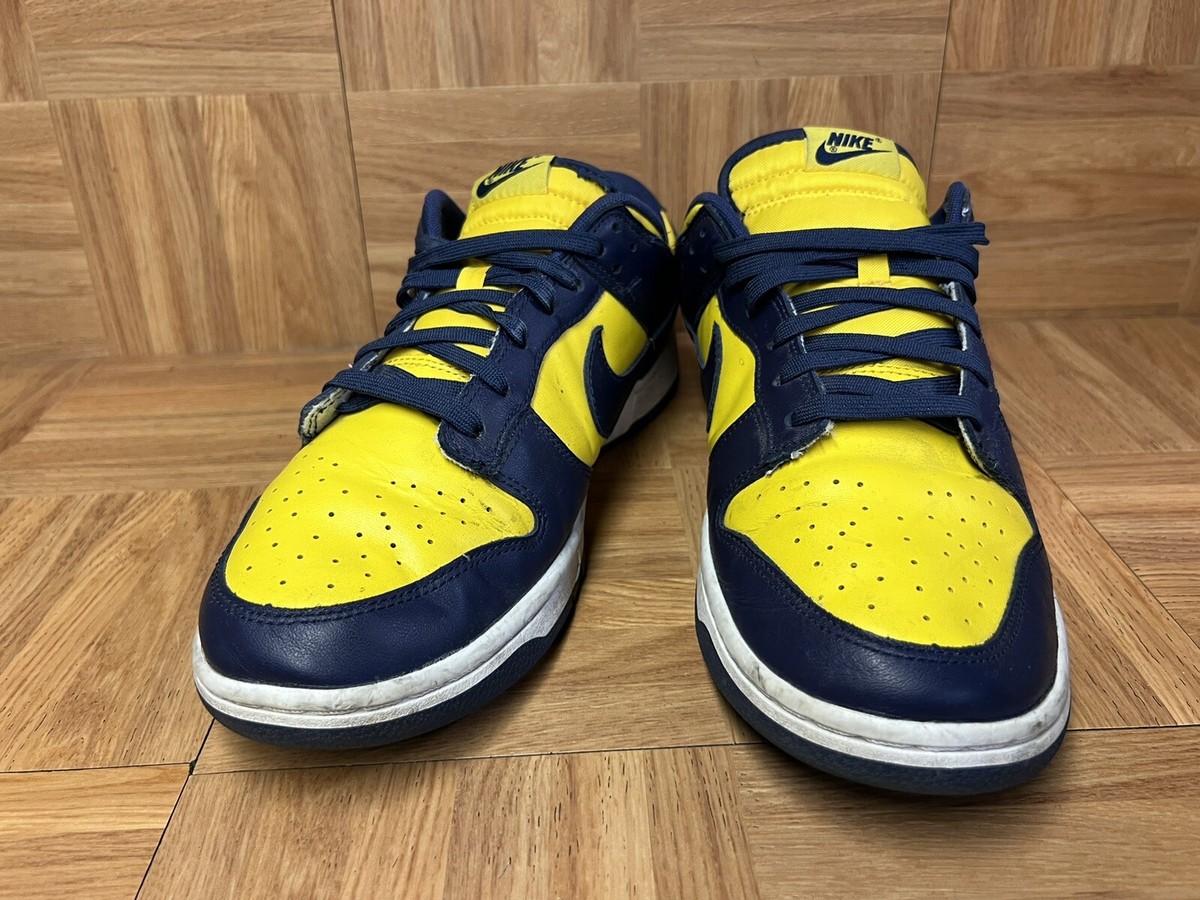 Size 11.5 - Nike Dunk Low Michigan 2021 WVU DD1391-700 Nike Dunk Low Michigan (2021) | DD1391-700 main image 2