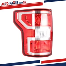 Left Side Tail Light Lamp Fit For 2018-2020 Ford F150 Pickup Halogen Clear Lens