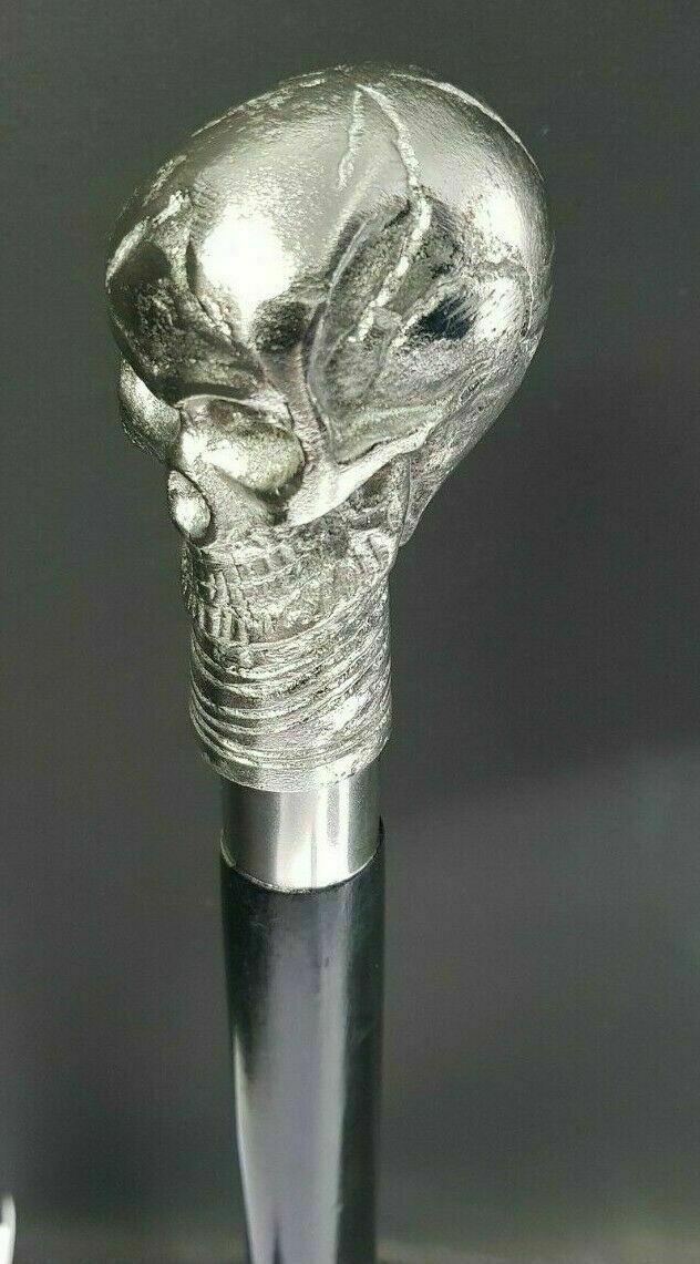 DANGER SKULL HEAD HANDLE SOLID Nautical Wooden Wa… - image 2