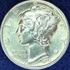 1941-P Mercury Silver Dime Nice Ch BU+