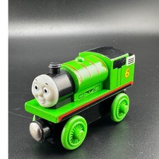 Learning Curve Percy Thomas Wooden Railway Train 2002 RARE YEAR 6 Vtg Engine