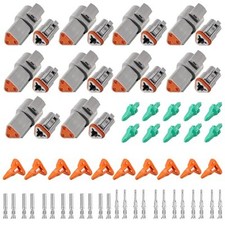 10 Pack 3 Pin Quick Connectors for Cars Motorcycles Trucks Electric Vehicles