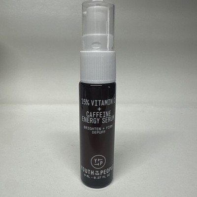 Youth to the People 15% Vitamin C + Caffeine Energy Serum .27 oz / 8ml BOXLESS