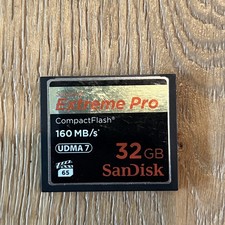 SanDisk Extreme PRO 32GB CF Card UDMA7 Speed Up To 160MB /s