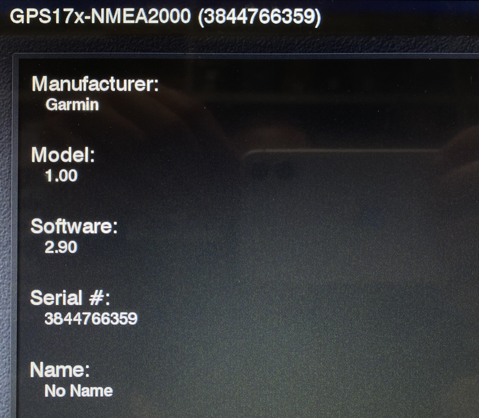 Garmin GPS-17X NMEA2000 GPS Antenna (Puck ONLY) Tested (Good Cond) Free Shipping